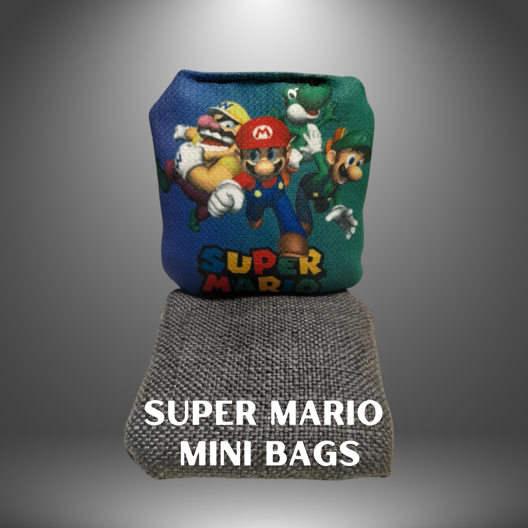 Super Mario Mini Cornhole bags front